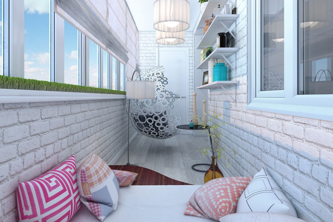 Дизайн-проект полов на балконе или лоджии