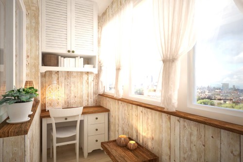 Дизайн-проект балкона или лоджии в Армавире-3