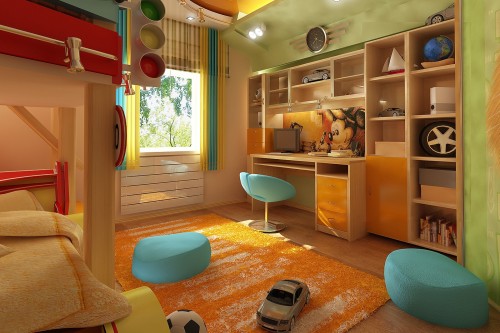 Дизайн-проект детской комнаты для мальчика в Армавире-2