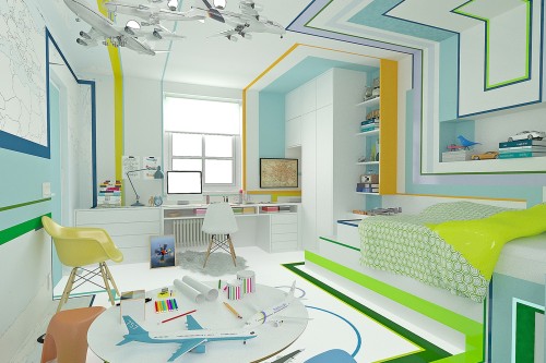 Дизайн-проект детской комнаты для мальчика в Армавире-1