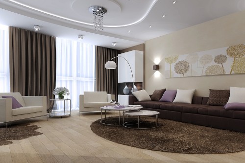 Дизайн-проект гостиной комнаты в Екатеринбурге-7