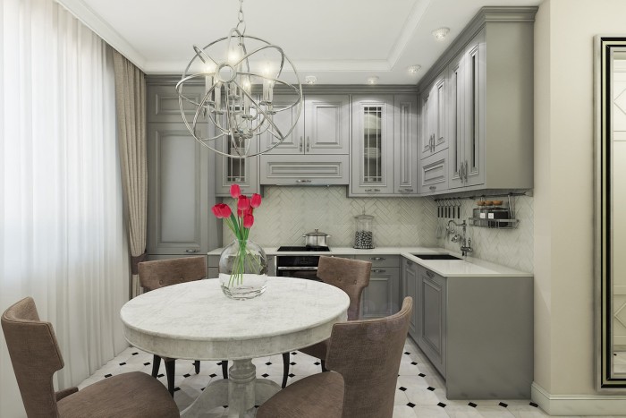 Дизайн-проект интерьера кухни в квартире-3