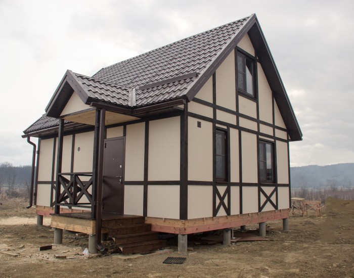 Строительство щитового дома в Армавире-3