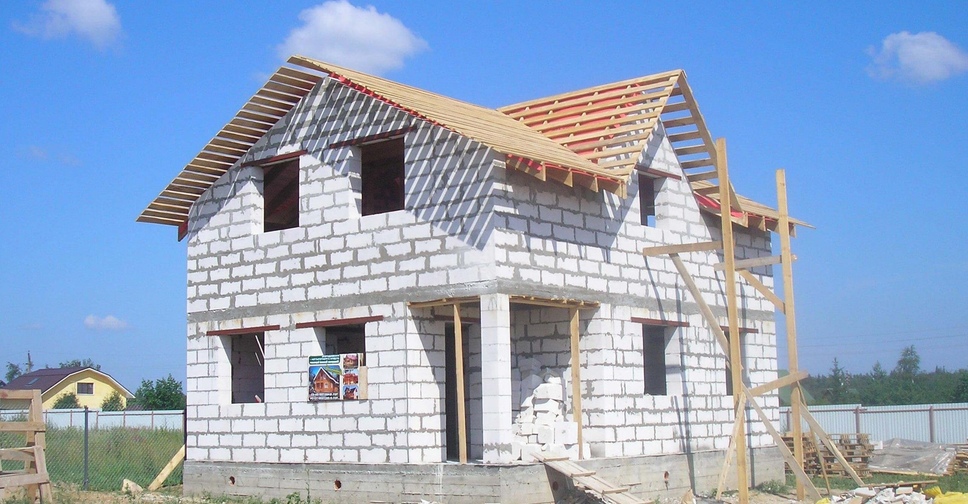Дом из керамзитобетонных блоков - Зевс строительство в Самаре по проекту | Кирстрой