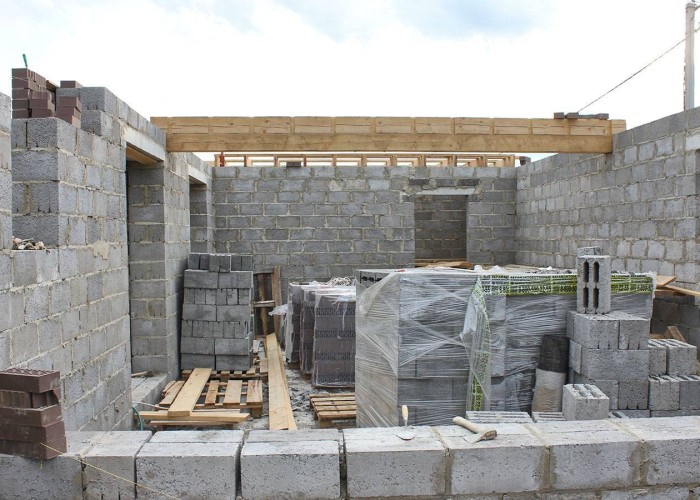 Строительство дома из шлакоблока в Армавире-2