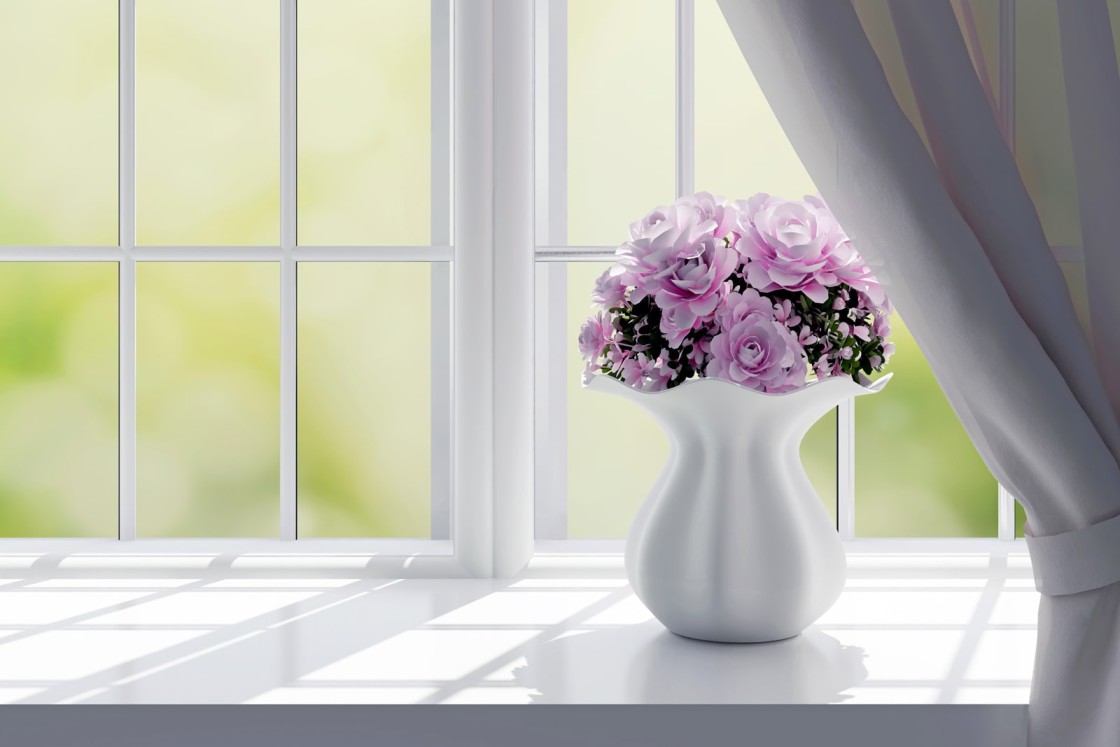 Белый подоконник