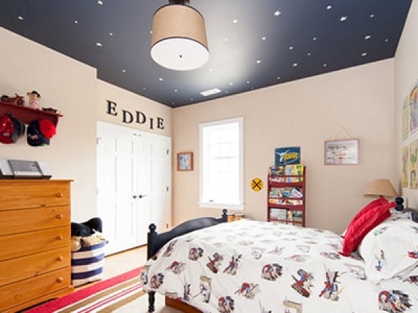 Натяжной потолок в комнату мальчика