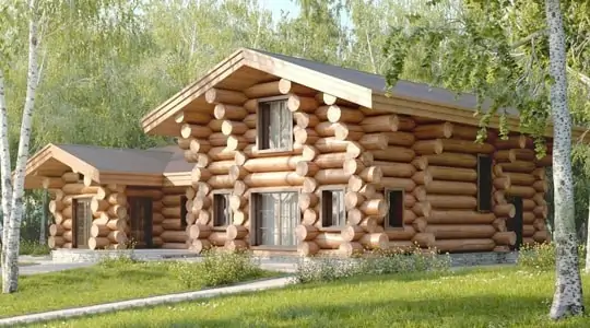 Строительство бани из оцилиндрованного бревна в&nbsp;Камышлове профессиональные проекты