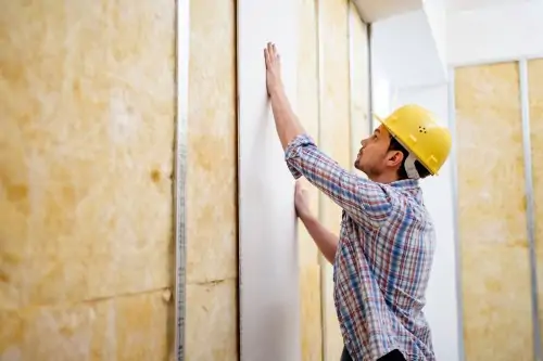 Стены и потолок из гипсокартона, закрепление на каркас-1