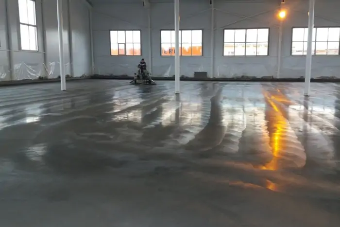 Устройство наливного бетонного пола.