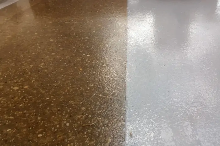 Обеспыливание бетонных полов пропитками.